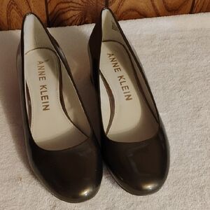 Anne Klein Black Heels Classic Formal Shoes